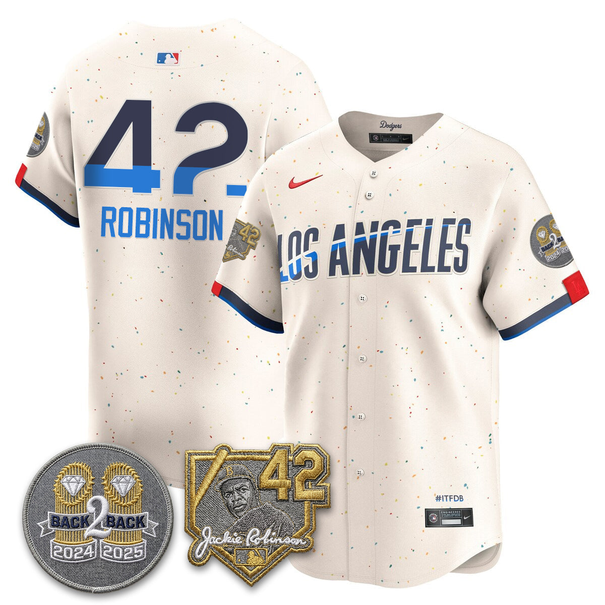 LAD -  2026 Jackie Robinson Day Vapor Limited Jersey - Stitched