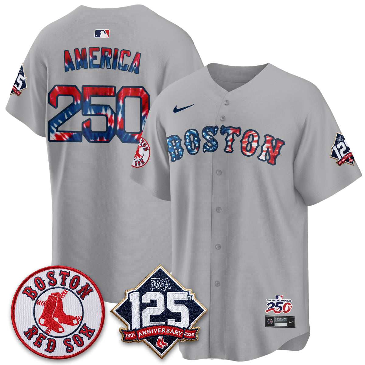 BOS Americana 2026 Vapor Limited Jersey - Stitched