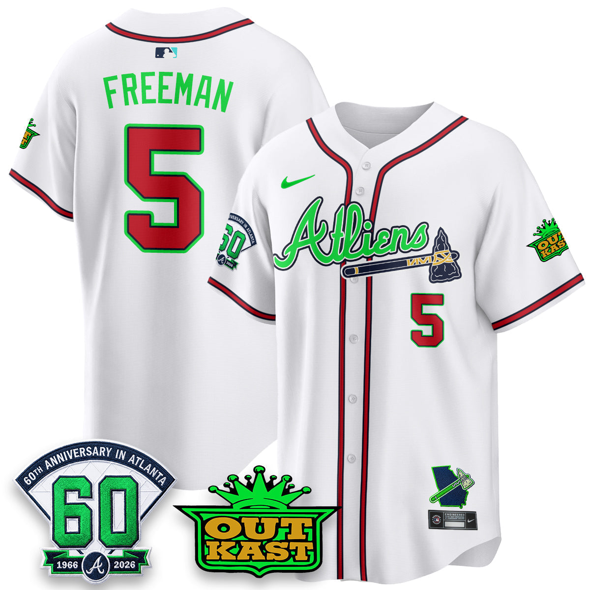 ATL x Atliens Cool Base Galaxy Version Jersey - Stitched (44)