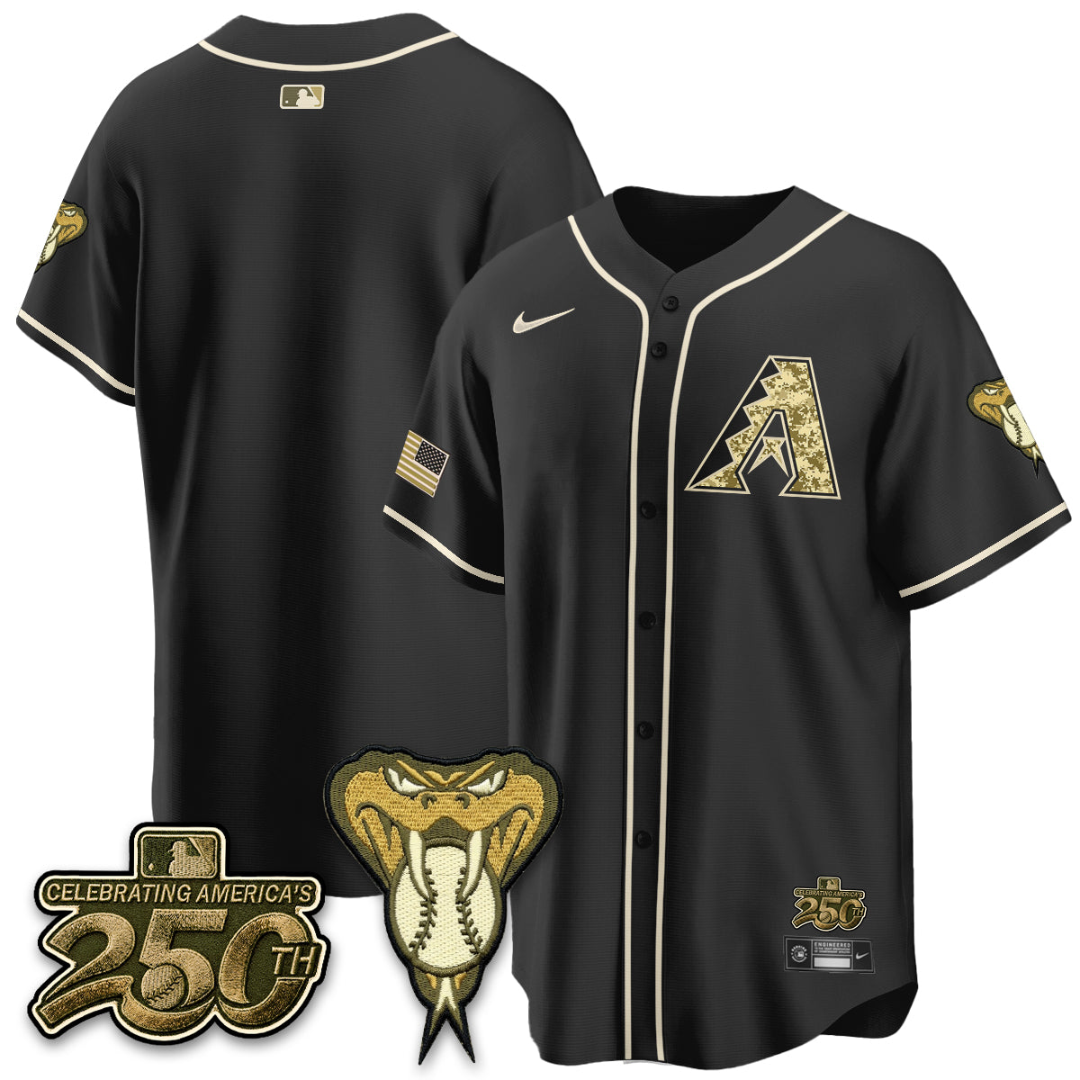 ARI Salute to Service 2026 Vapor Premier Limited Jersey - All Stitched