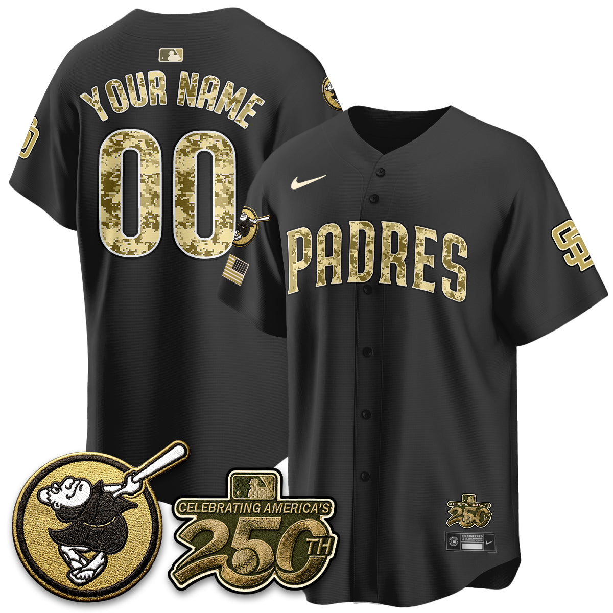 SD 2026 Armed Forces Day Custom Jersey - Stitched V2