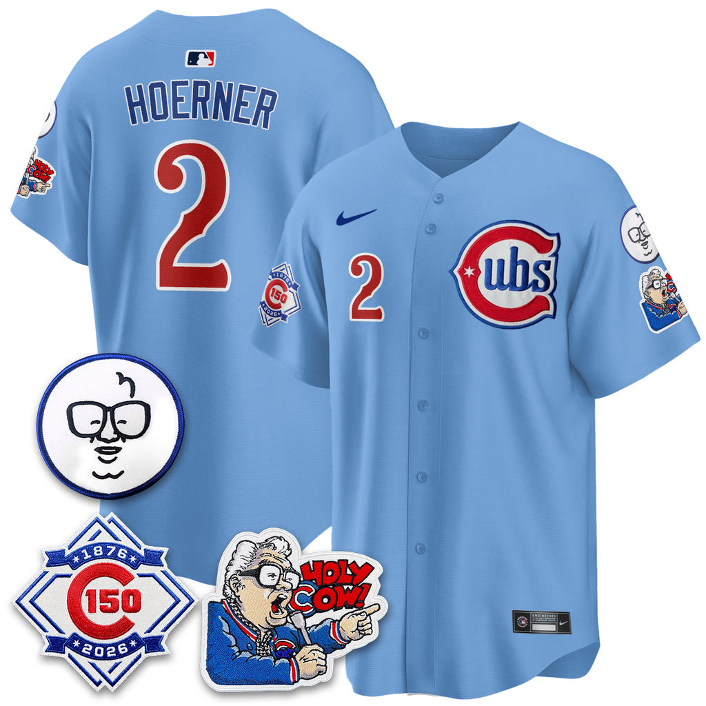 CHC 150th Anniversary Harry Caray Holy Cow Vapor Premier Limited Jersey - Stitched V2