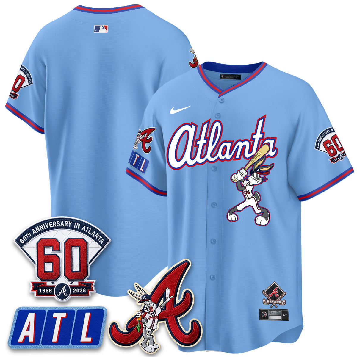 ATL x Bunny Vapor Premier Limited Jersey - Stitched