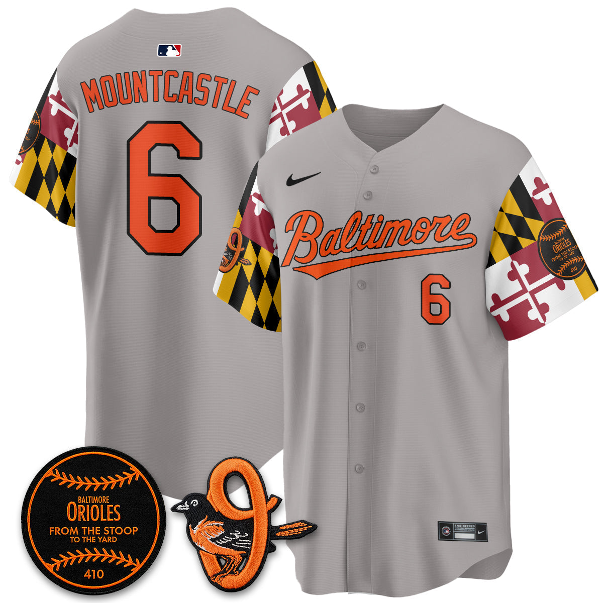 BAL 2026 x Maryland State Flag Vapor Jersey - Stitched V2
