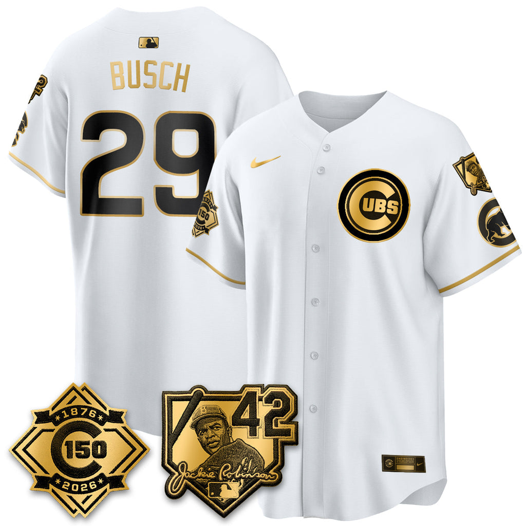 CHC 150th Anniversary & Jackie Robinson Day Patch Vapor Premier Limited Jersey - Stitched