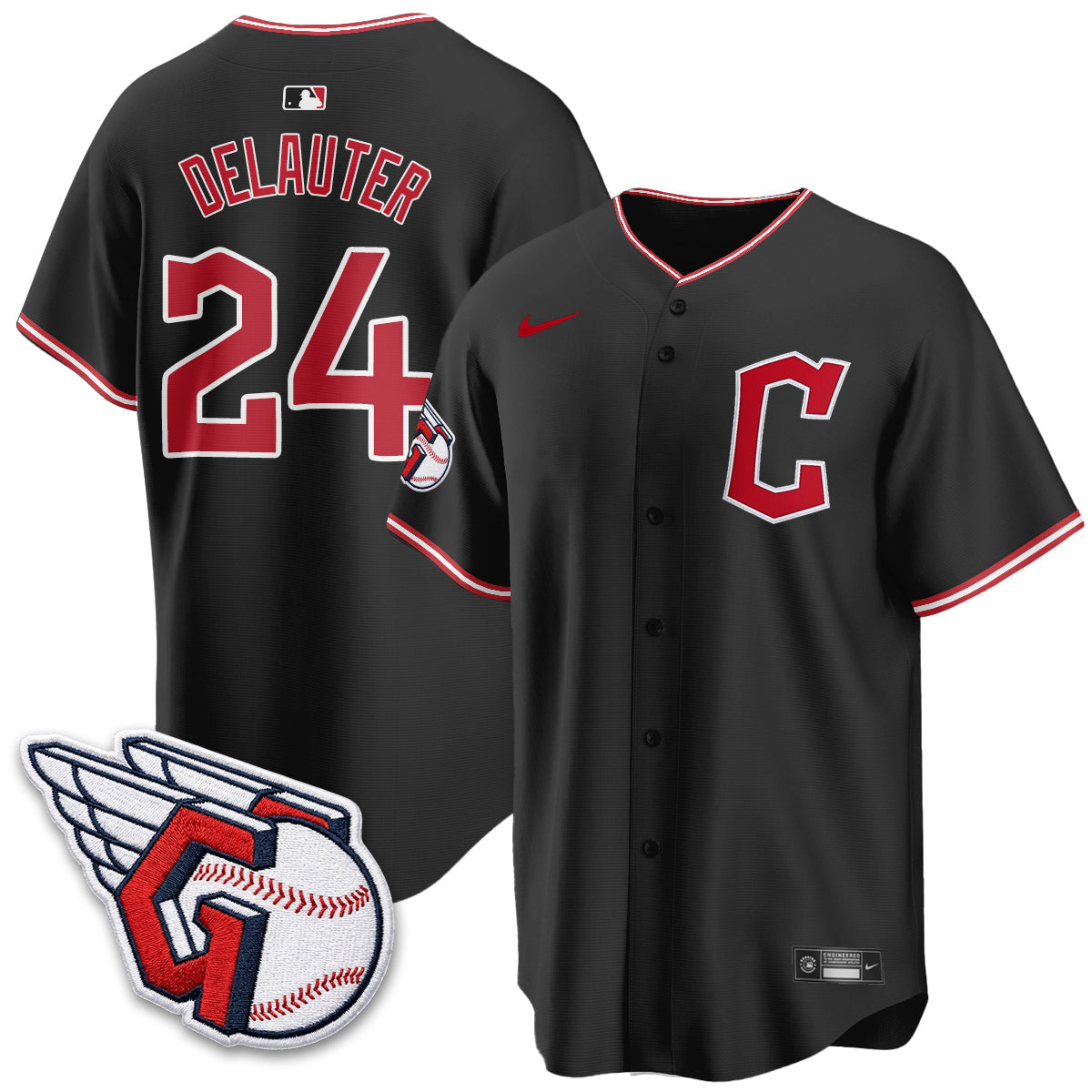 CLE 2026 Black Out Style Limited Vapor Jersey - All Stitched