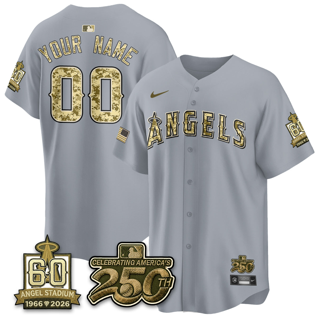 LAA Salute to Service 2026 Vapor Limited Custom Jersey - Stitched