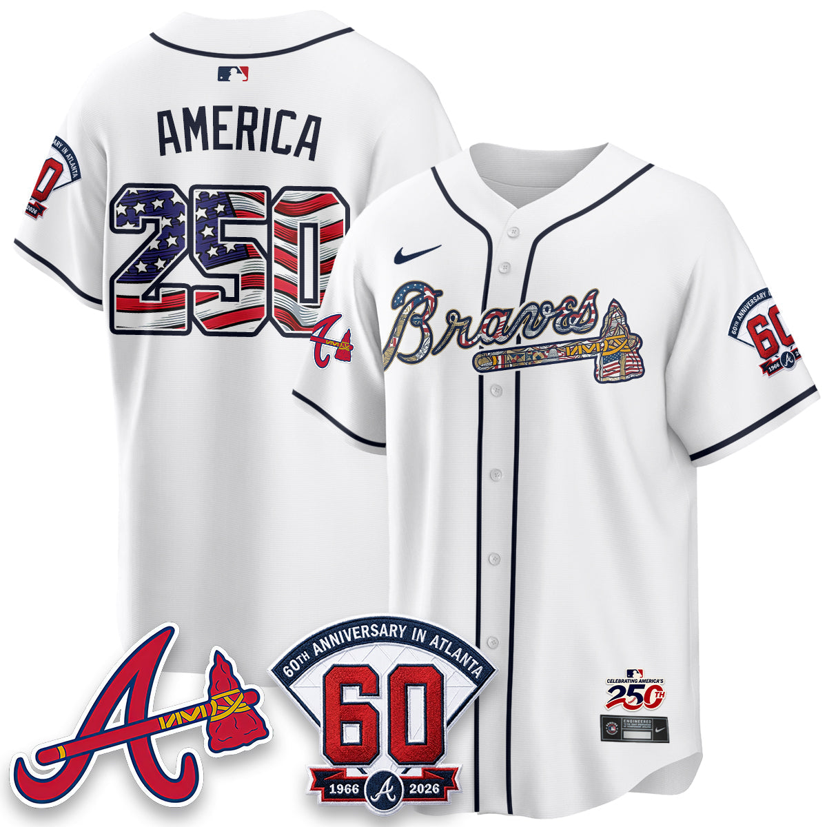 ATL 2026 Independence Day USA Vapor Limited Jersey - Stitched