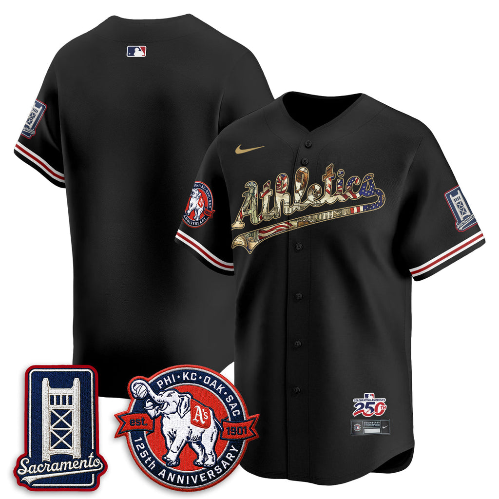 OAK  2026 Independence Day USA Vapor Jersey - Stitched