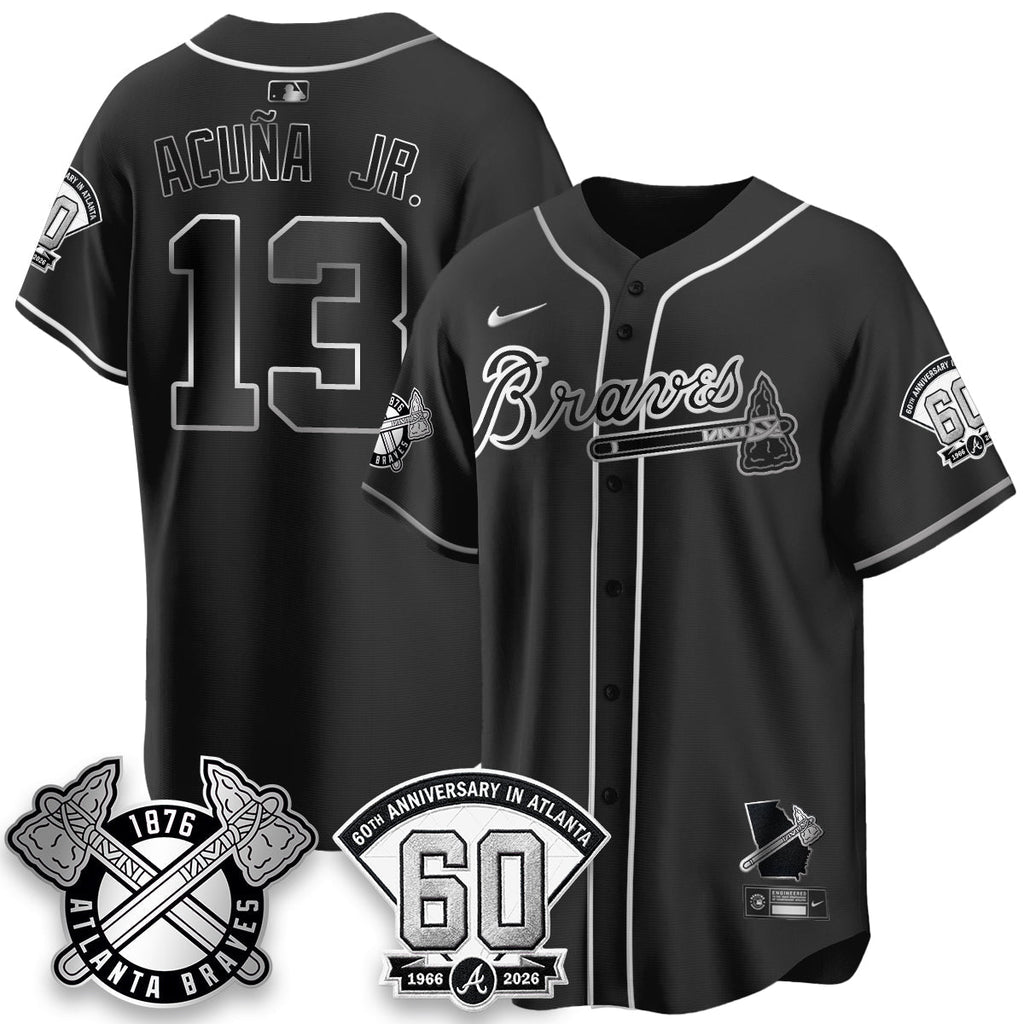 ATL 60th Anniversary Silver Edition Vapor Limited Jersey - Stitched