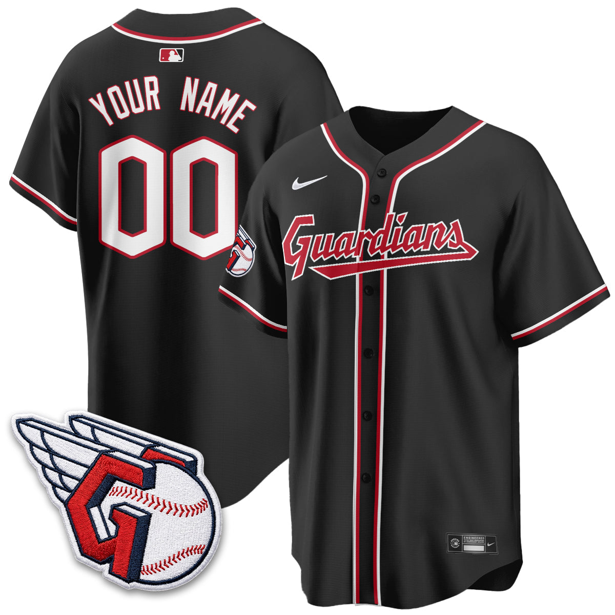 CLE 2026 Black Out Style Limited Vapor Custom Jersey - All Stitched