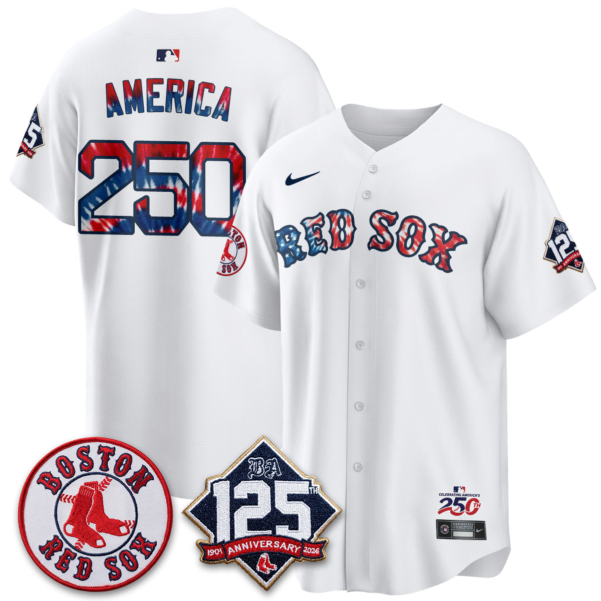 BOS Americana 2026 Vapor Limited Jersey - Stitched