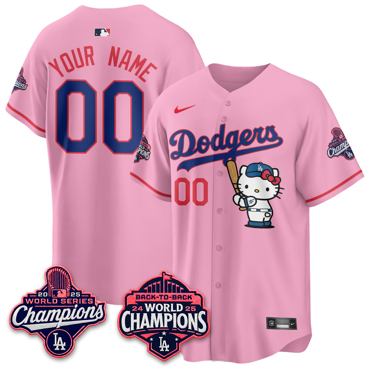 LAD x Hello Kitty Night 2026 Vapor Custom Jersey - Stitched
