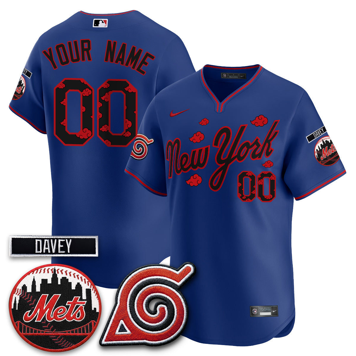 NYM x NRT Nights 2026 Vapor Limited Custom Jersey - All Stitched