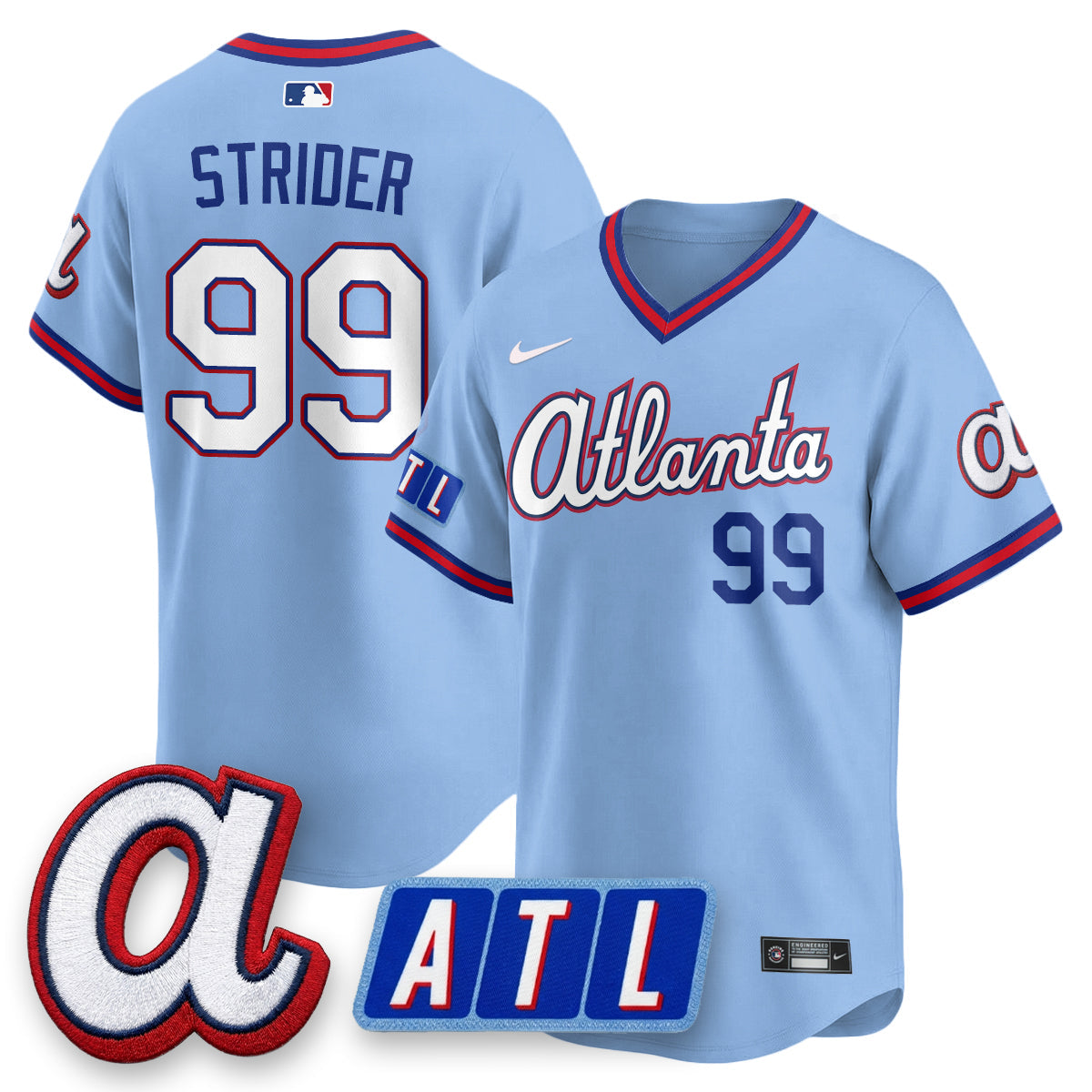 ATL 2026 New Era City Connect Vapor Limited Jersey - Stitched
