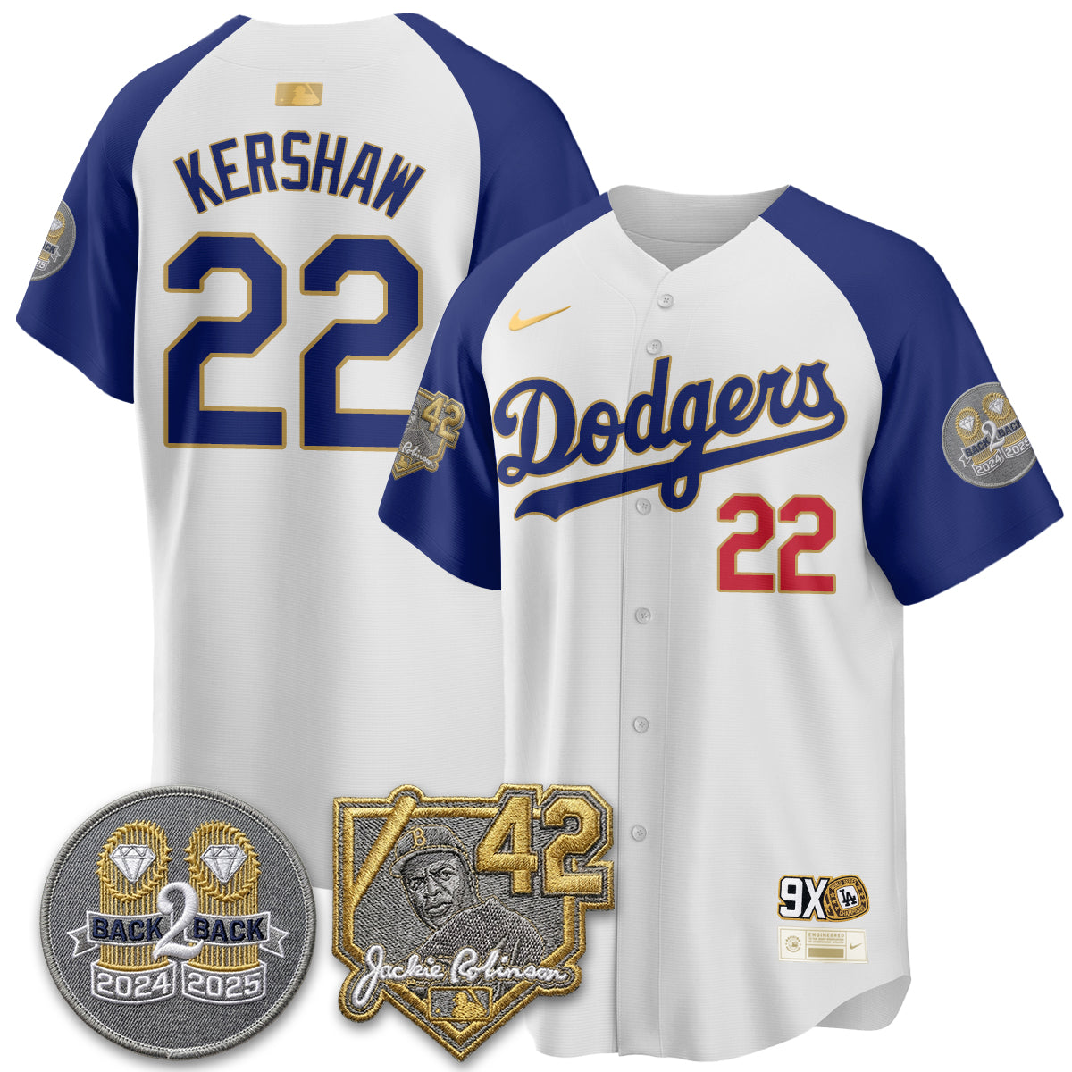 LAD -  2026 Jackie Robinson Day Vapor Limited Jersey - Stitched