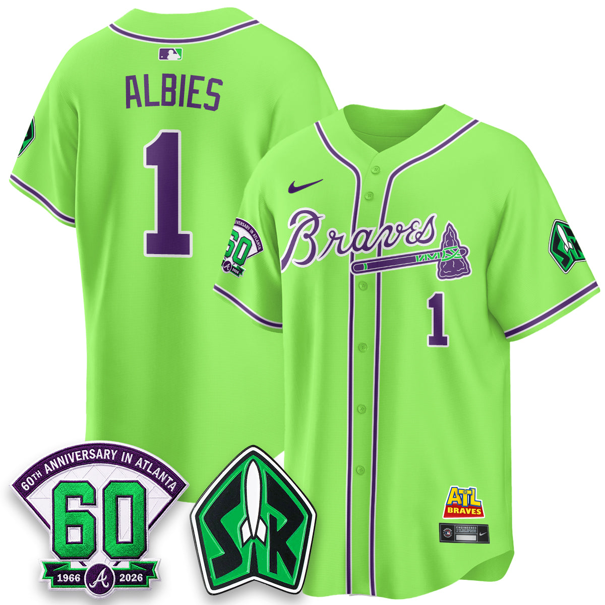 ATL 60th Anniversary Space Ranger Edition Vapor Limited Jersey - All Stitched