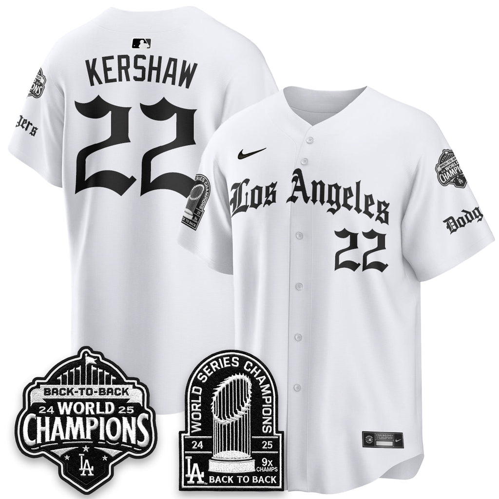 LAD WS Champions Back 2 Back Patch Vapor Premier Limited Gothic Gold Edition Jersey - Stitched