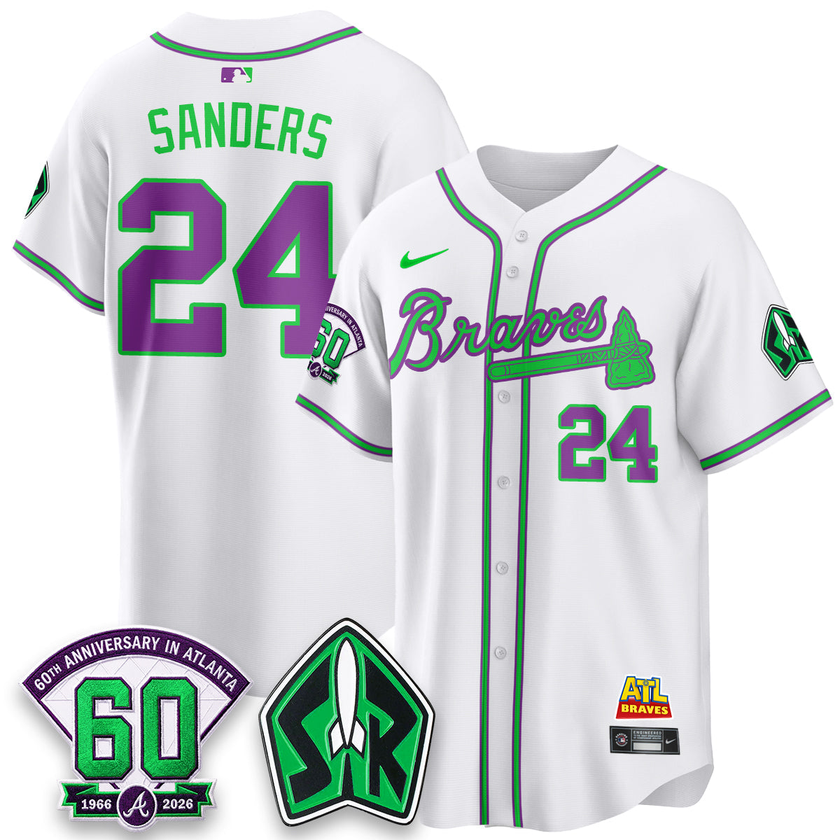 ATL 60th Anniversary Space Ranger Edition Vapor Limited Jersey - Stitched