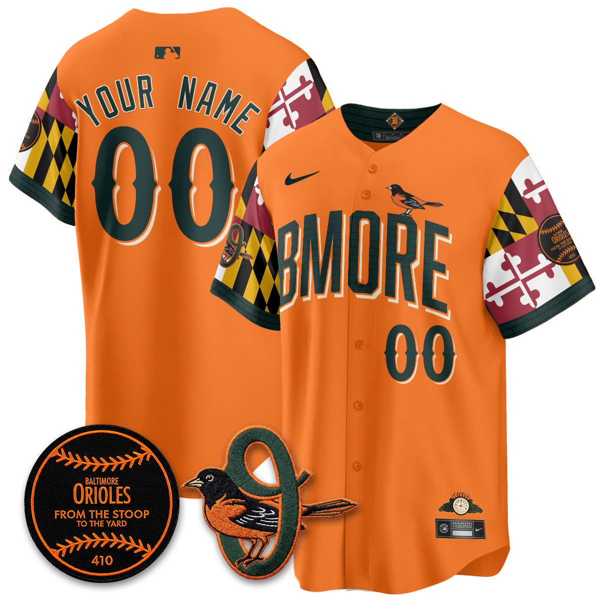 BAL x Maryland State Flag 2026 Vapor Custom Jersey - All Stitched