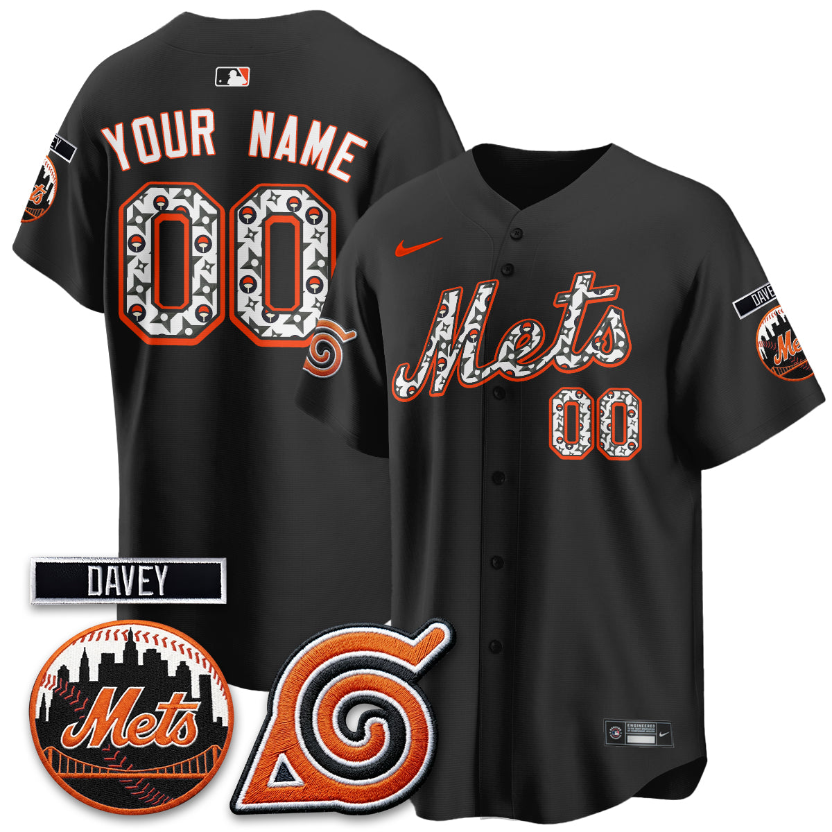 NYM x Naruto Nights 2026 Vapor Limited Custom Jersey - All Stitched V2