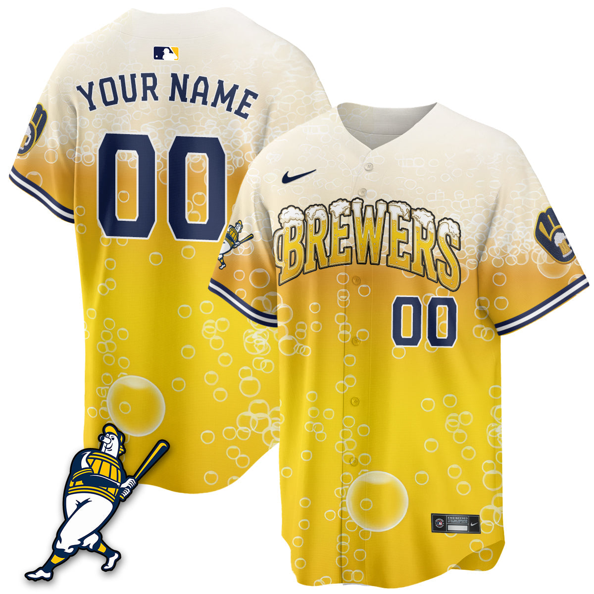 MIL "Pitcher & Pint" Edition Vapor Limited Custom Jersey - Stitched (2)