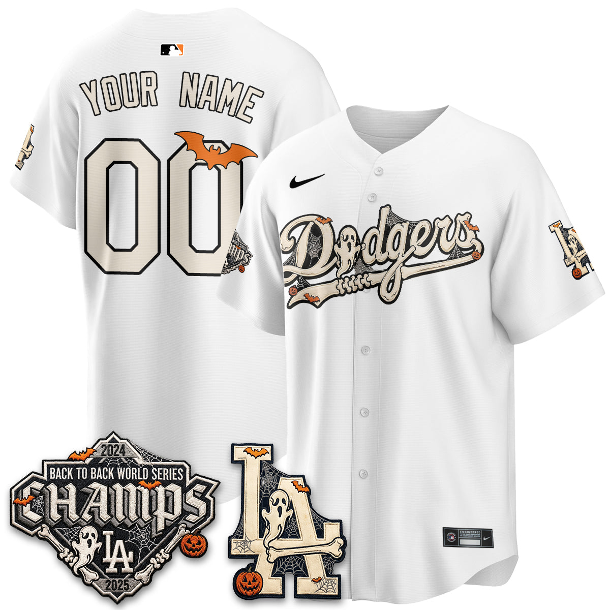 LAD Halloween 2026 Vapor Custom Jersey - Stitched