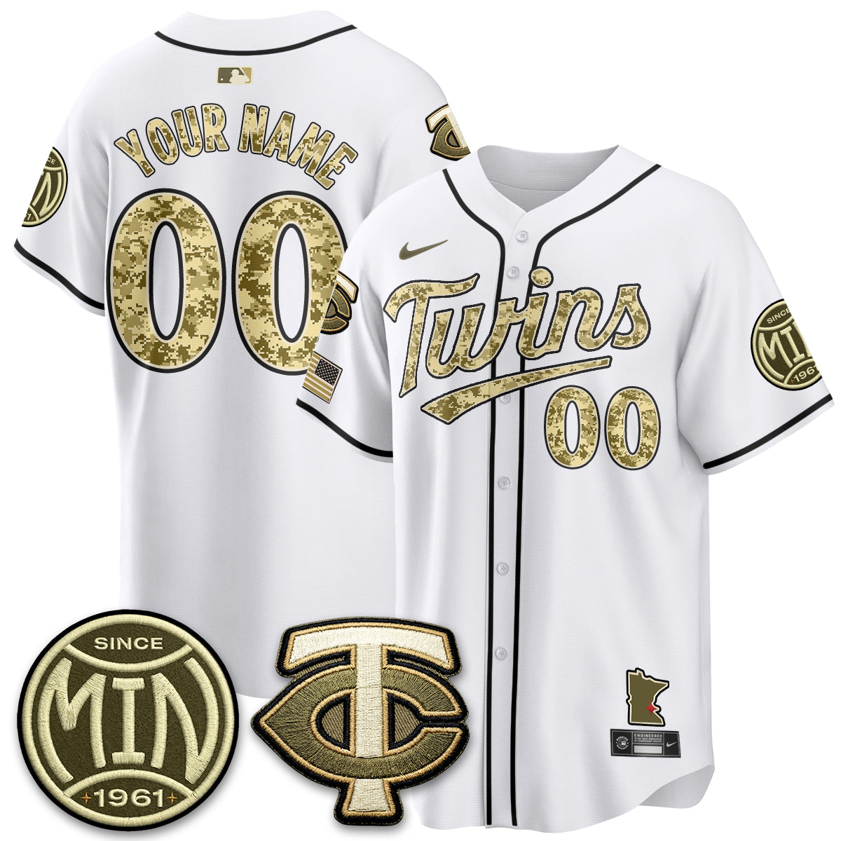 MIN 2026 Armed Forces Day Custom Jersey  - Stitched