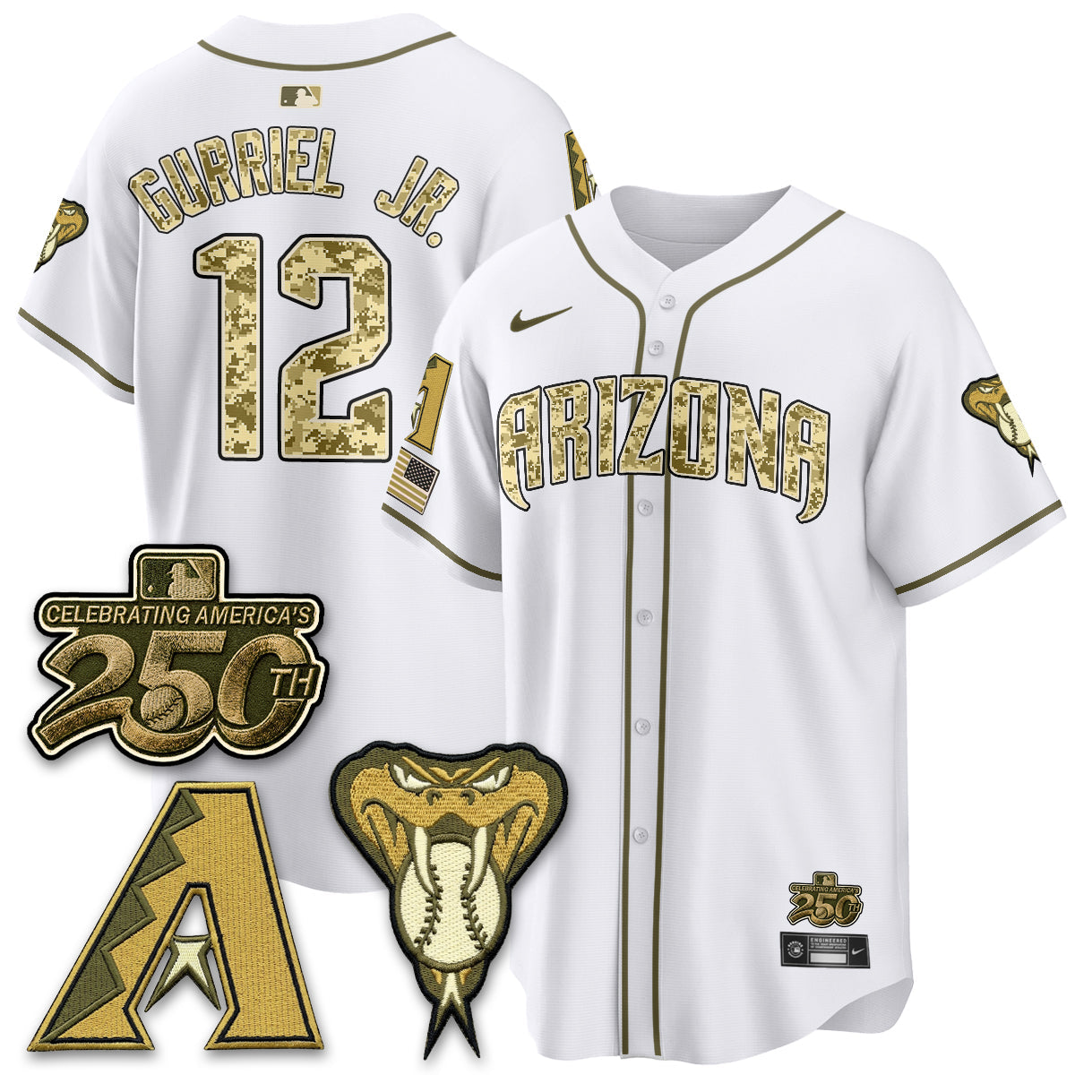 ARI Salute to Service 2026 Vapor Premier Limited Jersey - All Stitched
