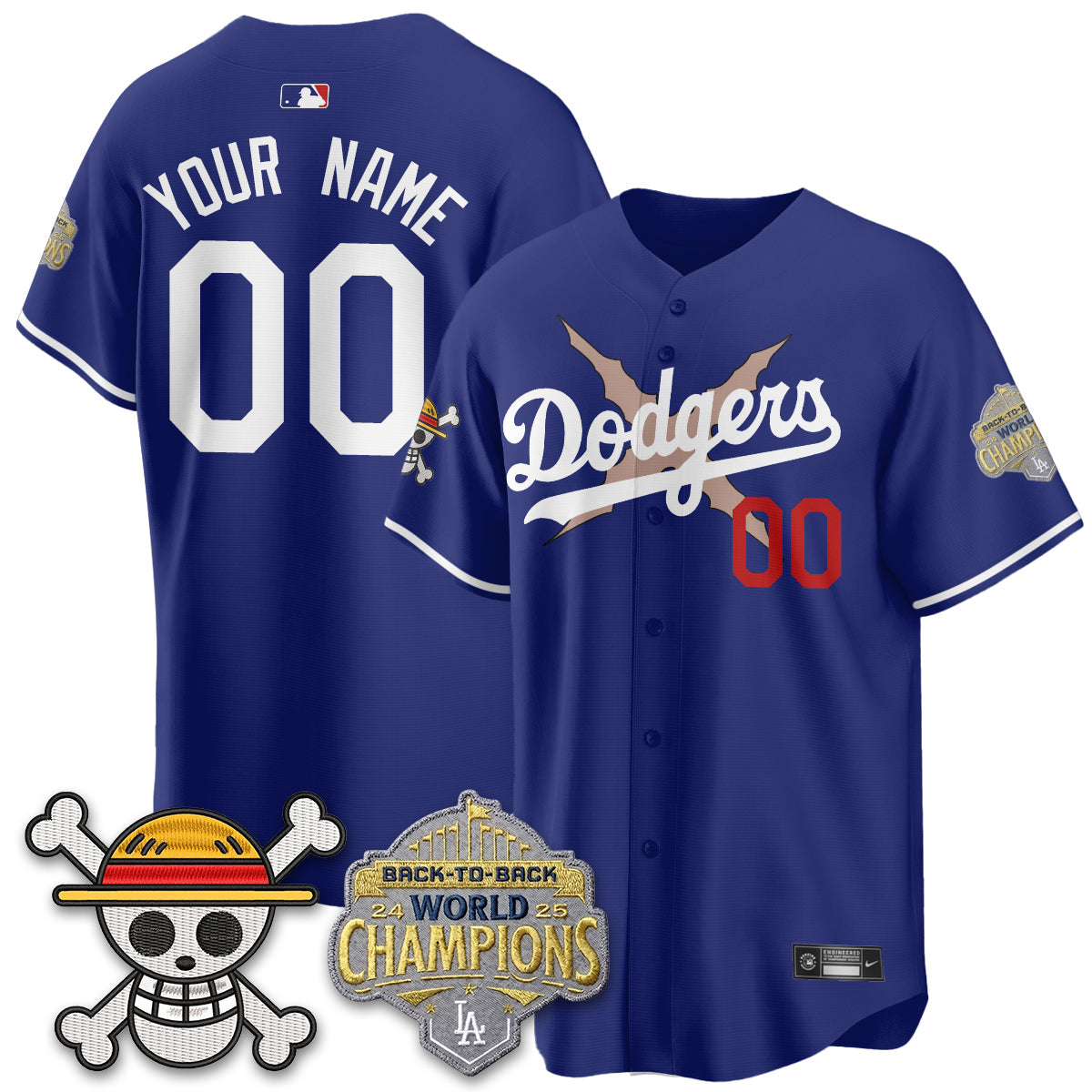 LAD x OP Vapor Custom Jersey -All Stitched V2