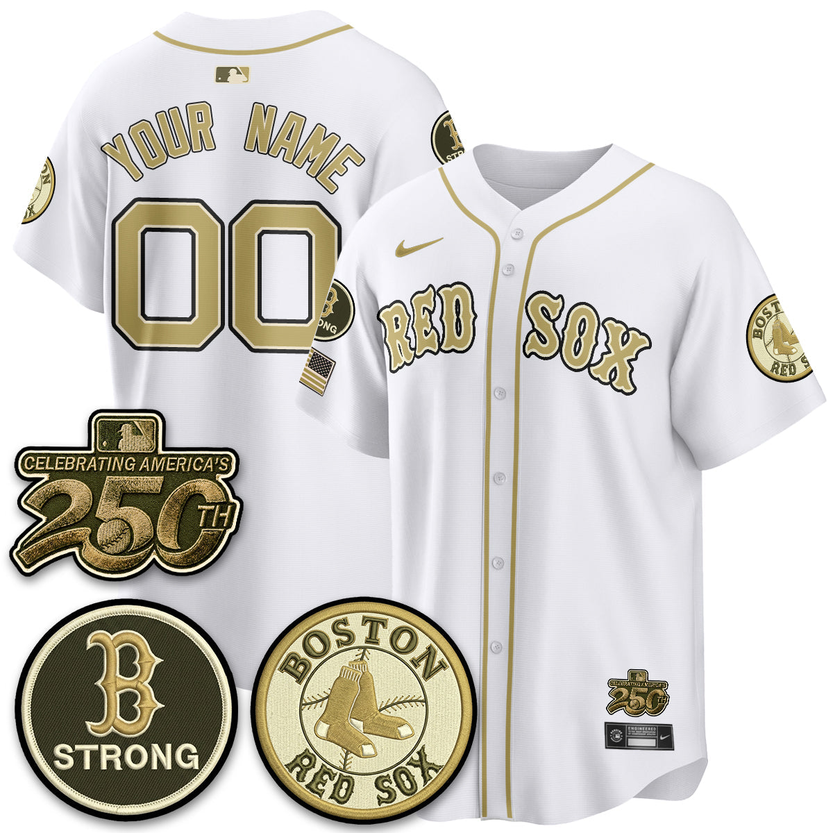 BOS 2026 Armed Forces Day Custom Jersey V2 - Stitched