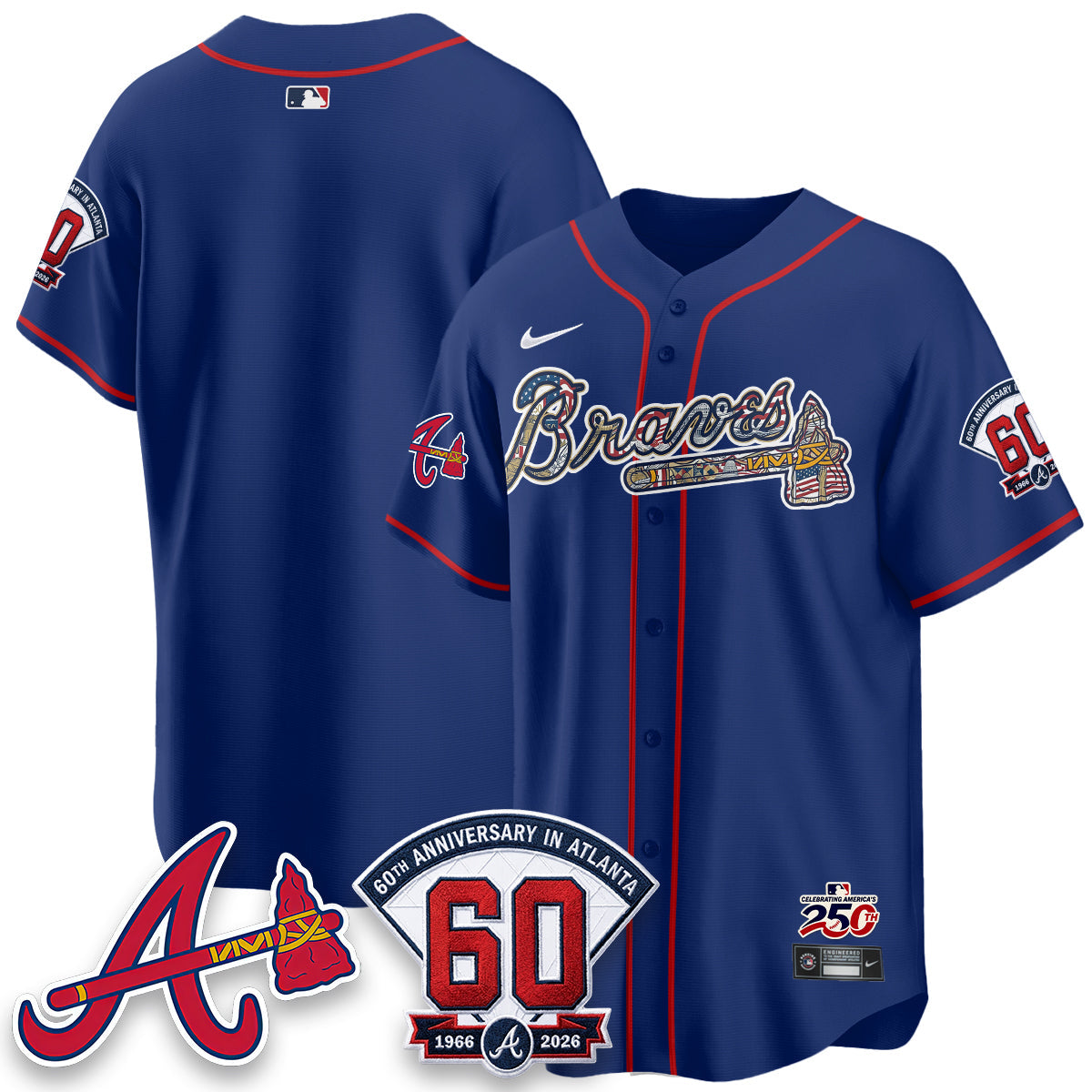 ATL 2026 Independence Day USA Vapor Limited Jersey - Stitched