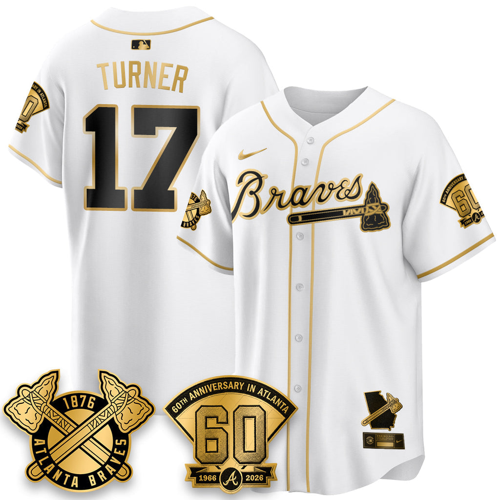 ATL 60th Anniversary Silver Edition Vapor Limited Jersey - Stitched