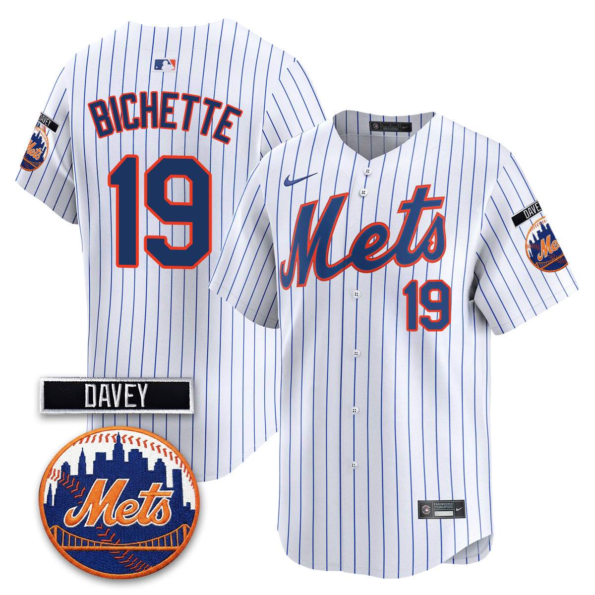 NYM 2026 Davey Johnson Memorial Vapor Limited Jersey - Stitched