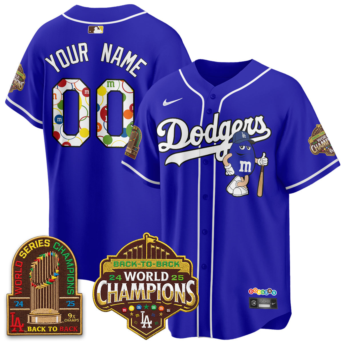 LAD x m&m Vapor Custom Jersey - Stitched