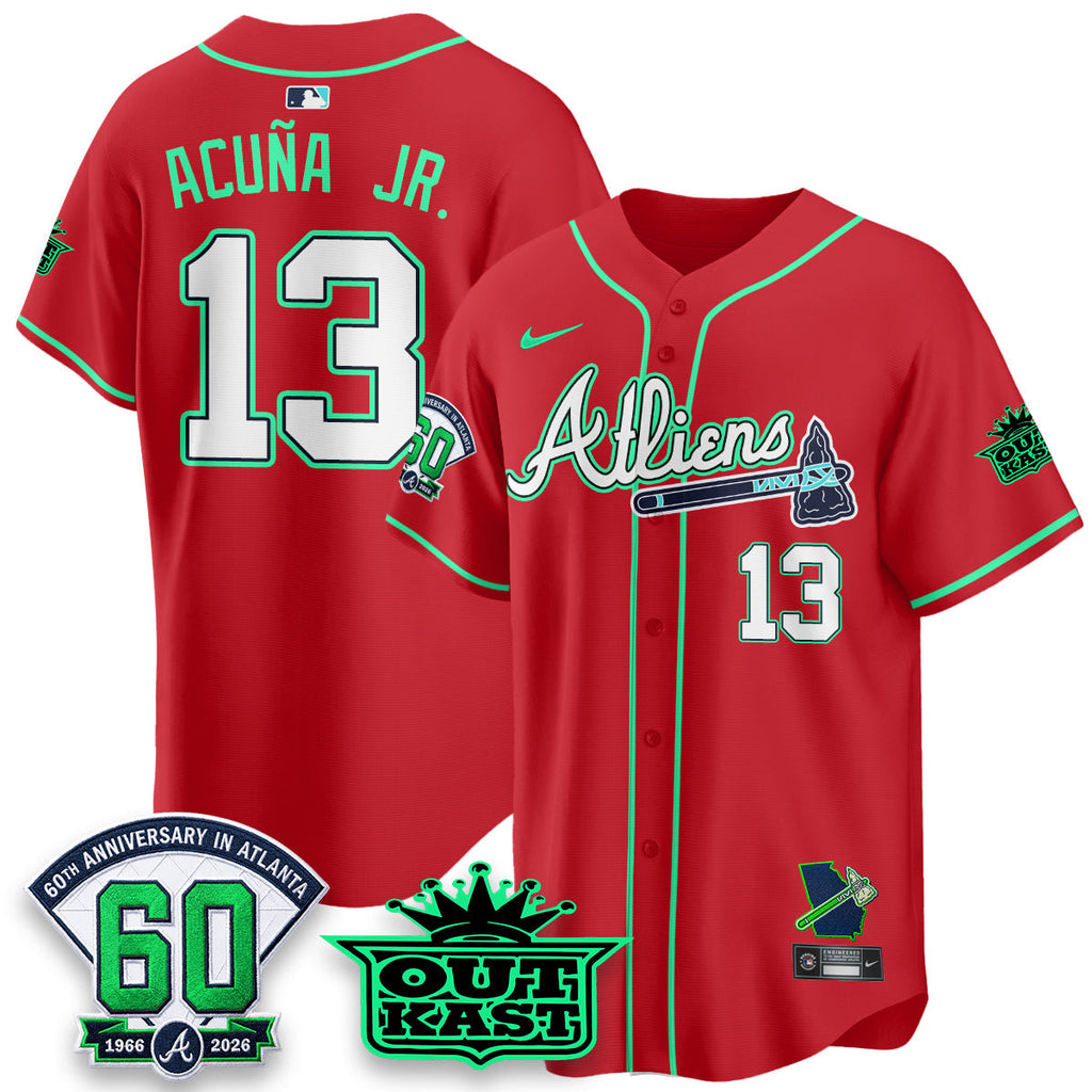 ATL x Atliens Cool Base Galaxy Version Jersey - Stitched (44)