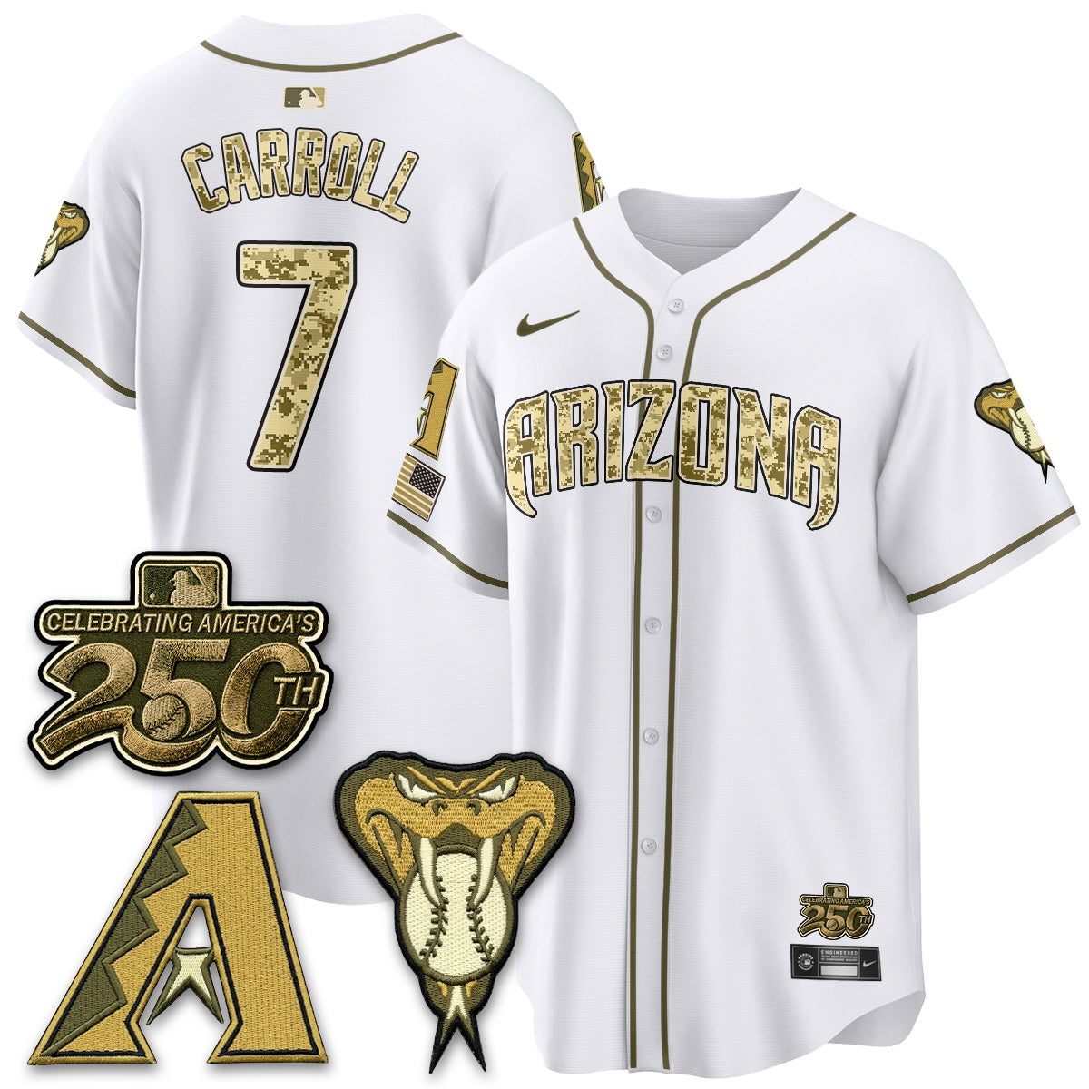 ARI Salute to Service 2026 Vapor Premier Limited Jersey - All Stitched