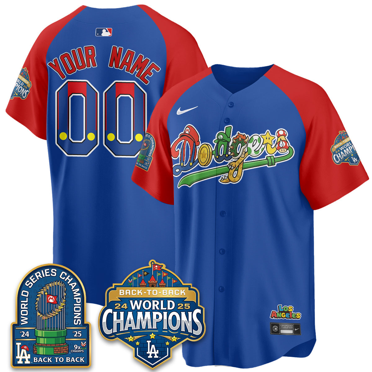 LAD x The Red Plumber Vapor Custom Jersey - Printed