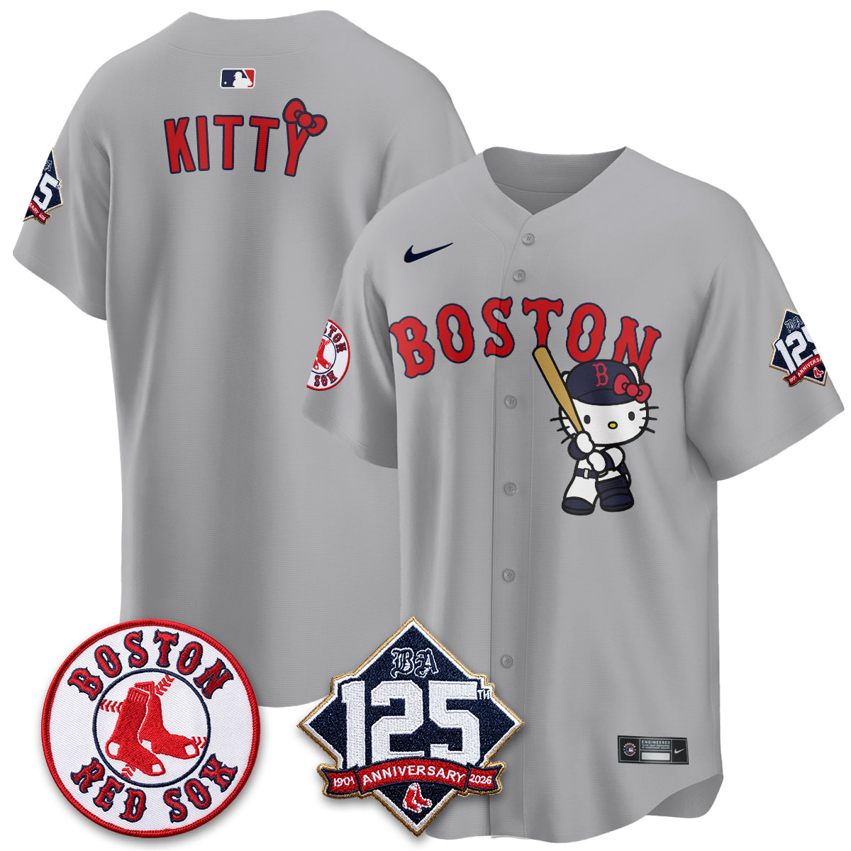 BOS x Meow KT Vapor Limited City Connect Jersey - Stitched