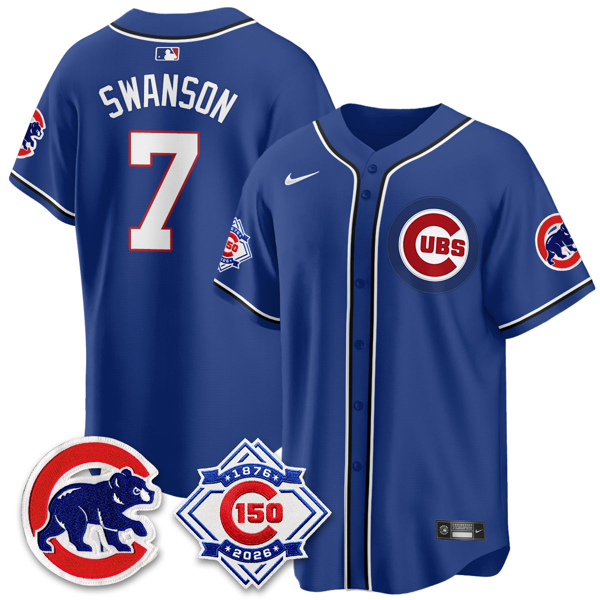 CHC 150th Anniversary Black Out Style Vapor Premier Limited Jersey - Stitched
