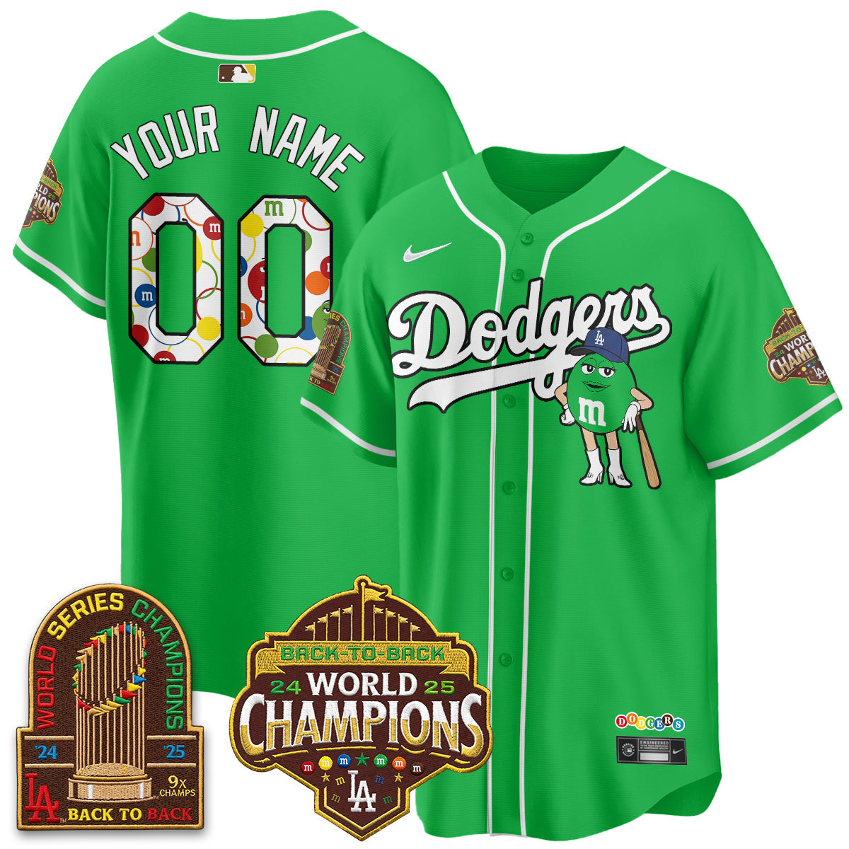 LAD x m&m Vapor Custom Jersey - Stitched