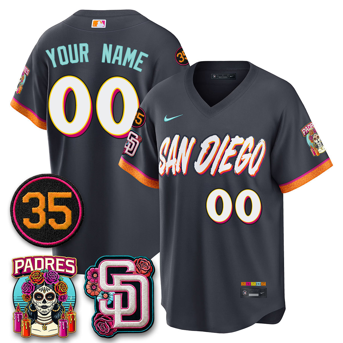 SD 2026 City Connect Vapor Limited Custom Jersey - Stitched V3