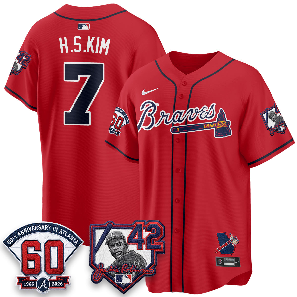 ATL 2026 Jackie Robinson Day Vapor Limited Jersey - All Stitched