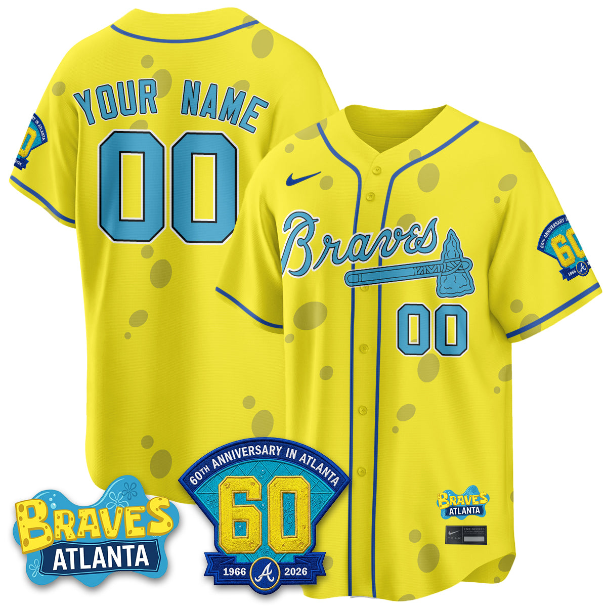 ATL x SBSP Limited Vapor Custom Jersey- Stitched