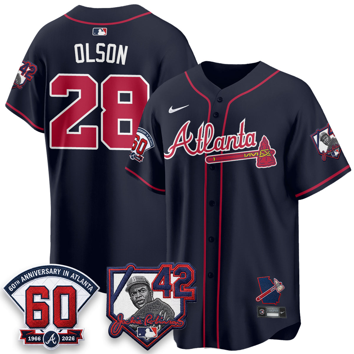 ATL 2026 Jackie Robinson Day Vapor Limited Jersey - All Stitched