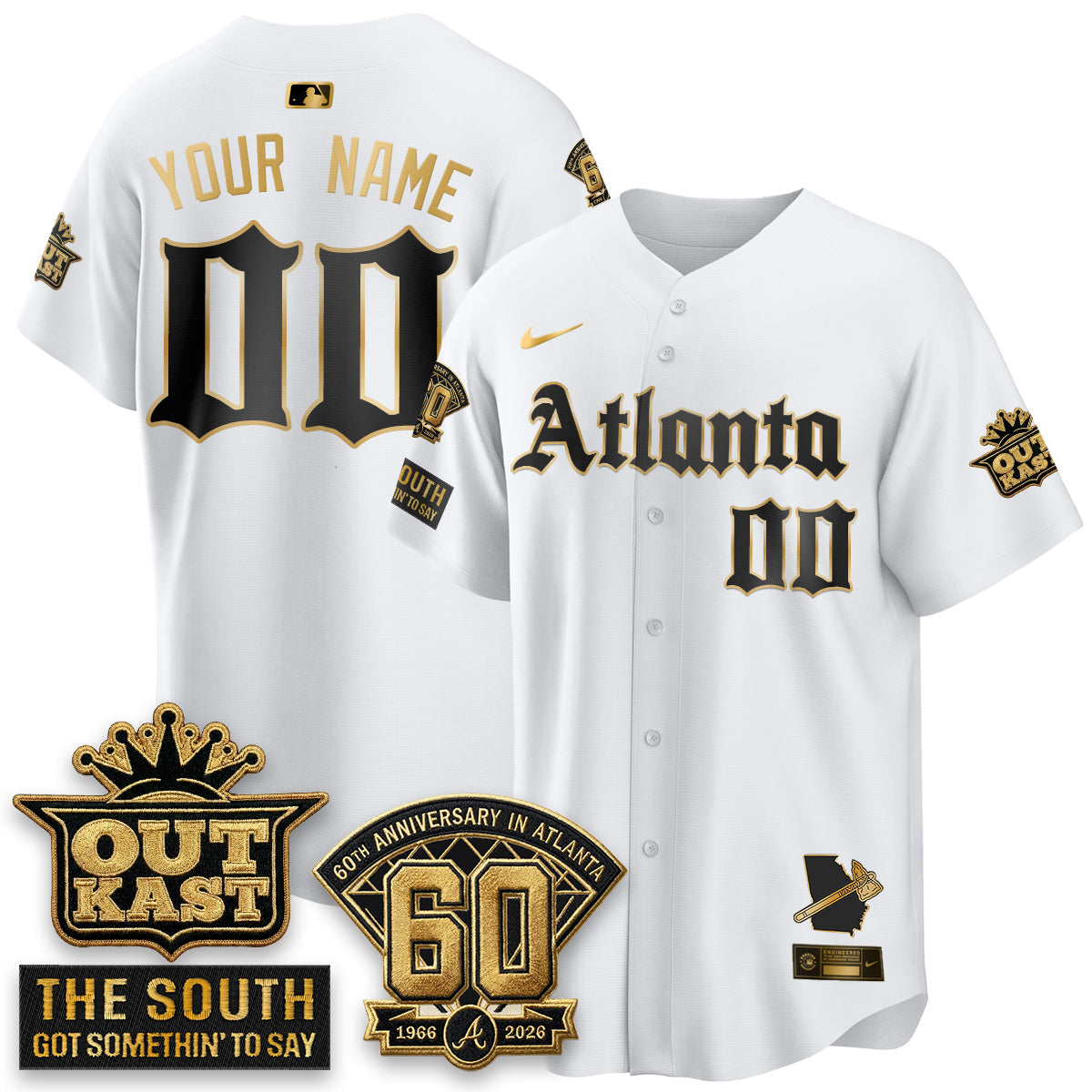 ATL 2026 Gothic Edition Vapor Limited Custom Jersey - All Stitched