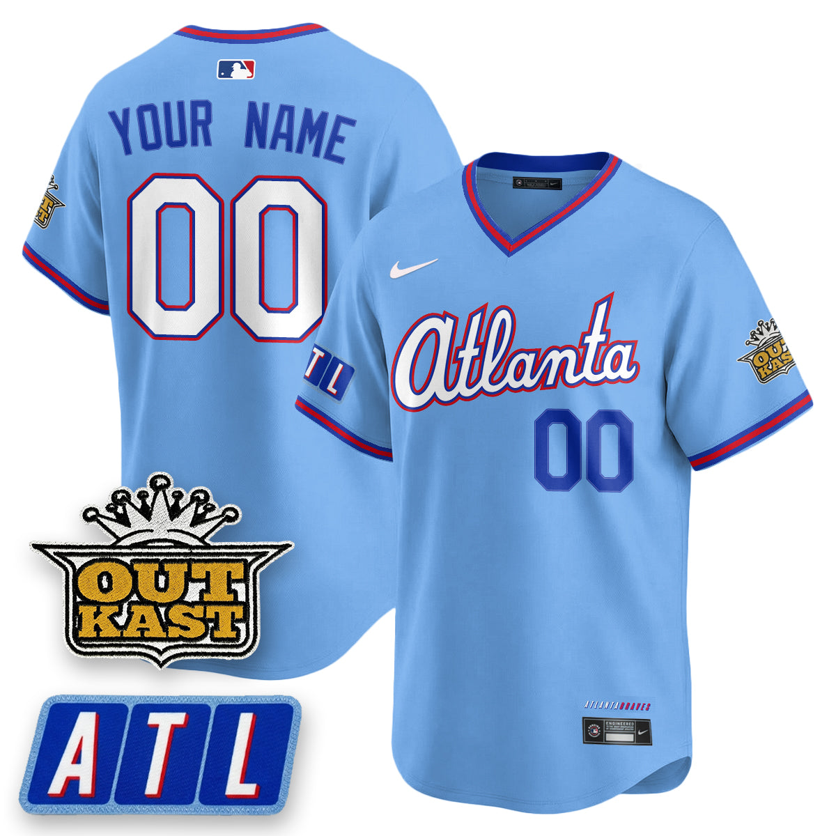 ATL 2026 City Connect x Outkast Patch Vapor Limited Custom Jersey - All Stitched