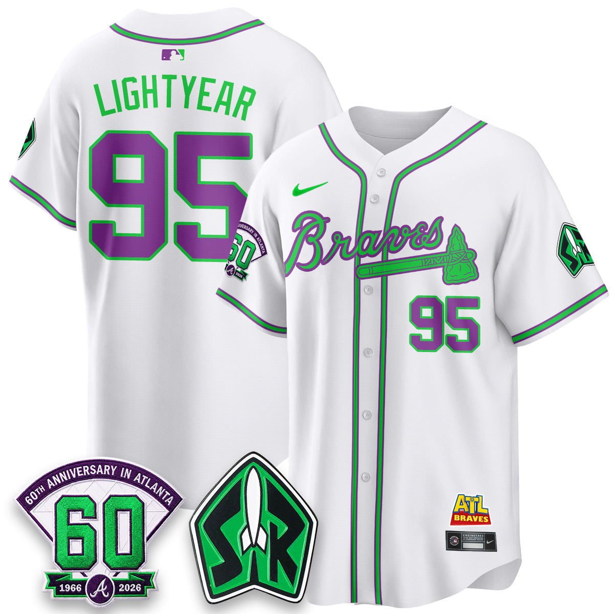ATL 60th Anniversary Space Ranger Edition Vapor Limited Jersey - All Stitched