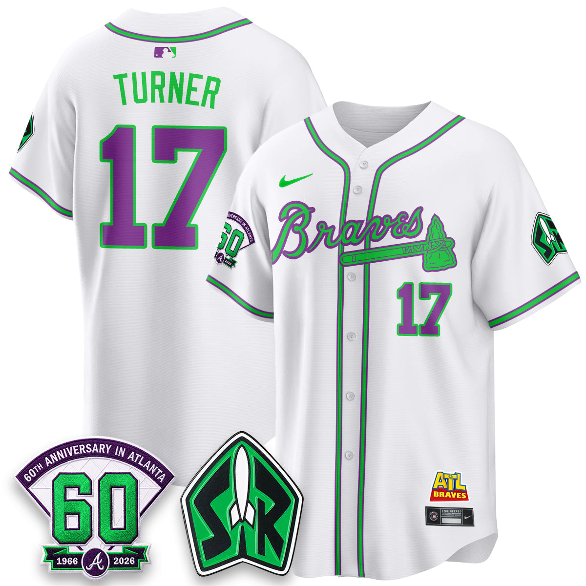 ATL 60th Anniversary Space Ranger Edition Vapor Limited Jersey - All Stitched