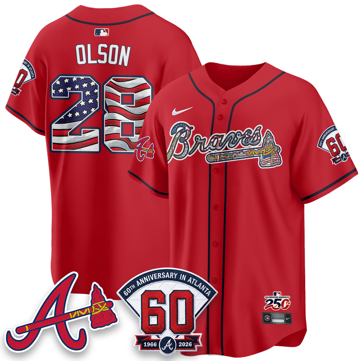 ATL 2026 Independence Day USA Vapor Limited Jersey - Stitched